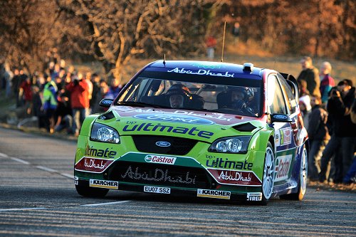 Podium Ford in Rally Monte Carlo